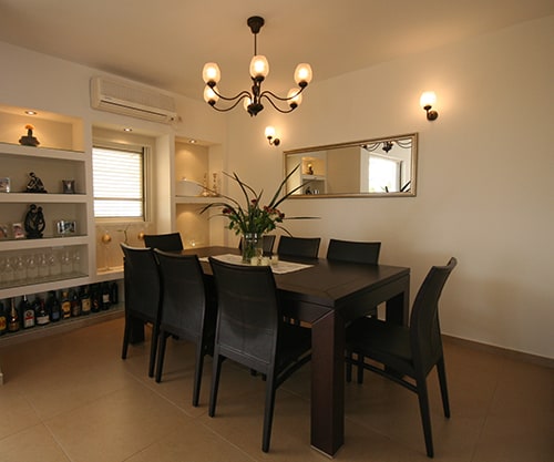 עיצוב פינת אוכל